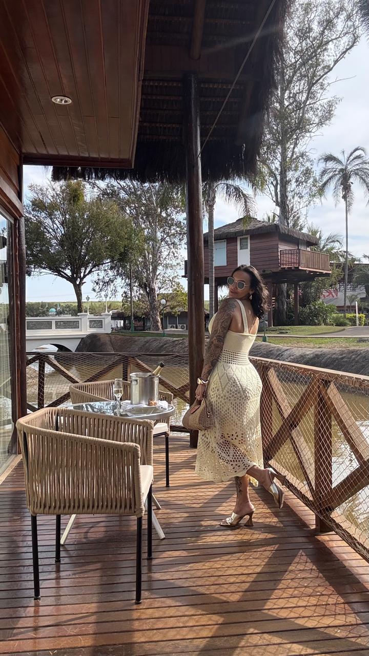 Vestido Tricô Baby