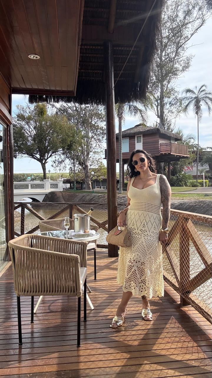Vestido Tricô Baby