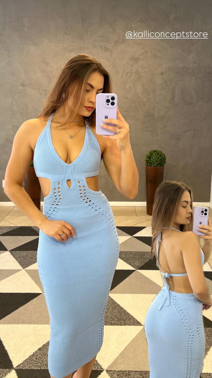 Vestido Tricô Baby
