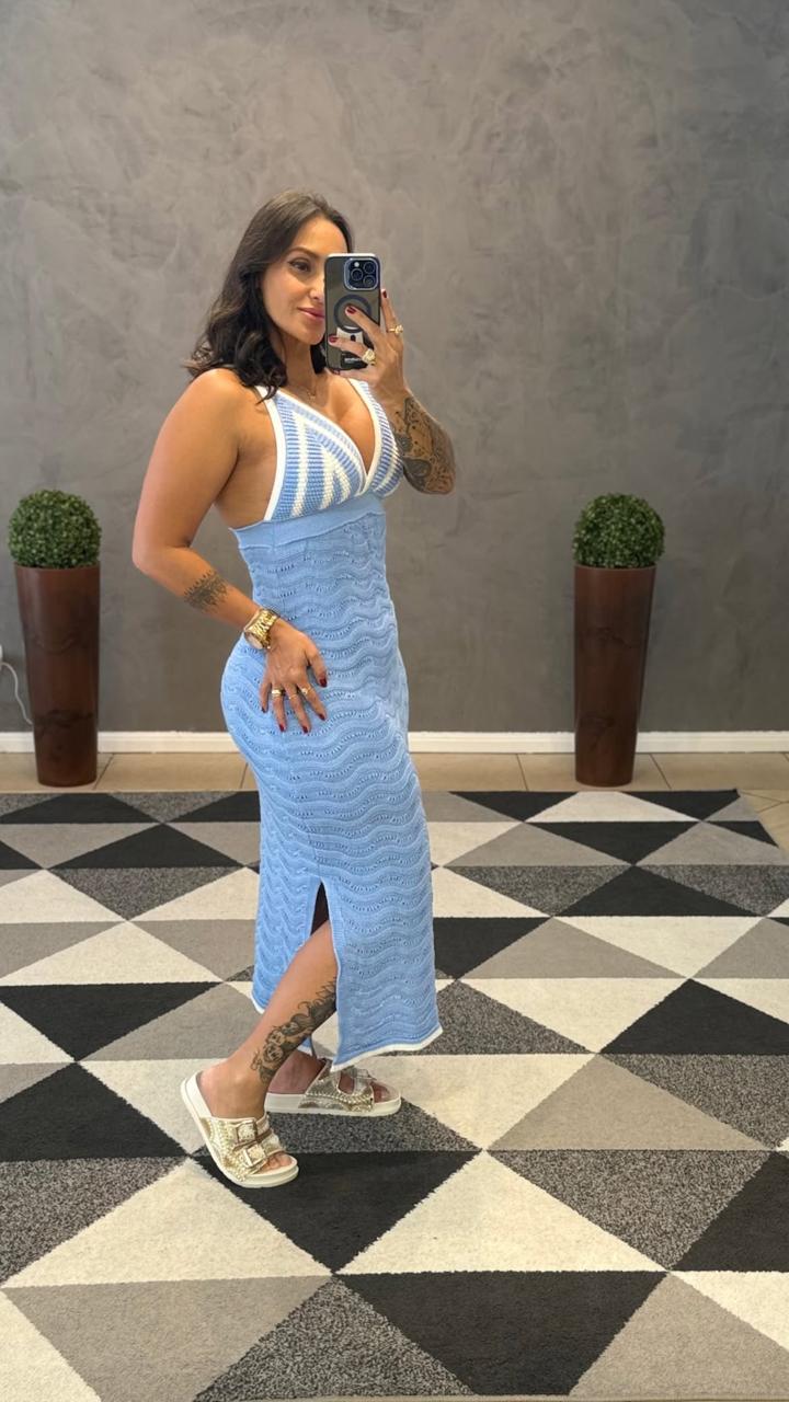 Vestido Tricô Baby