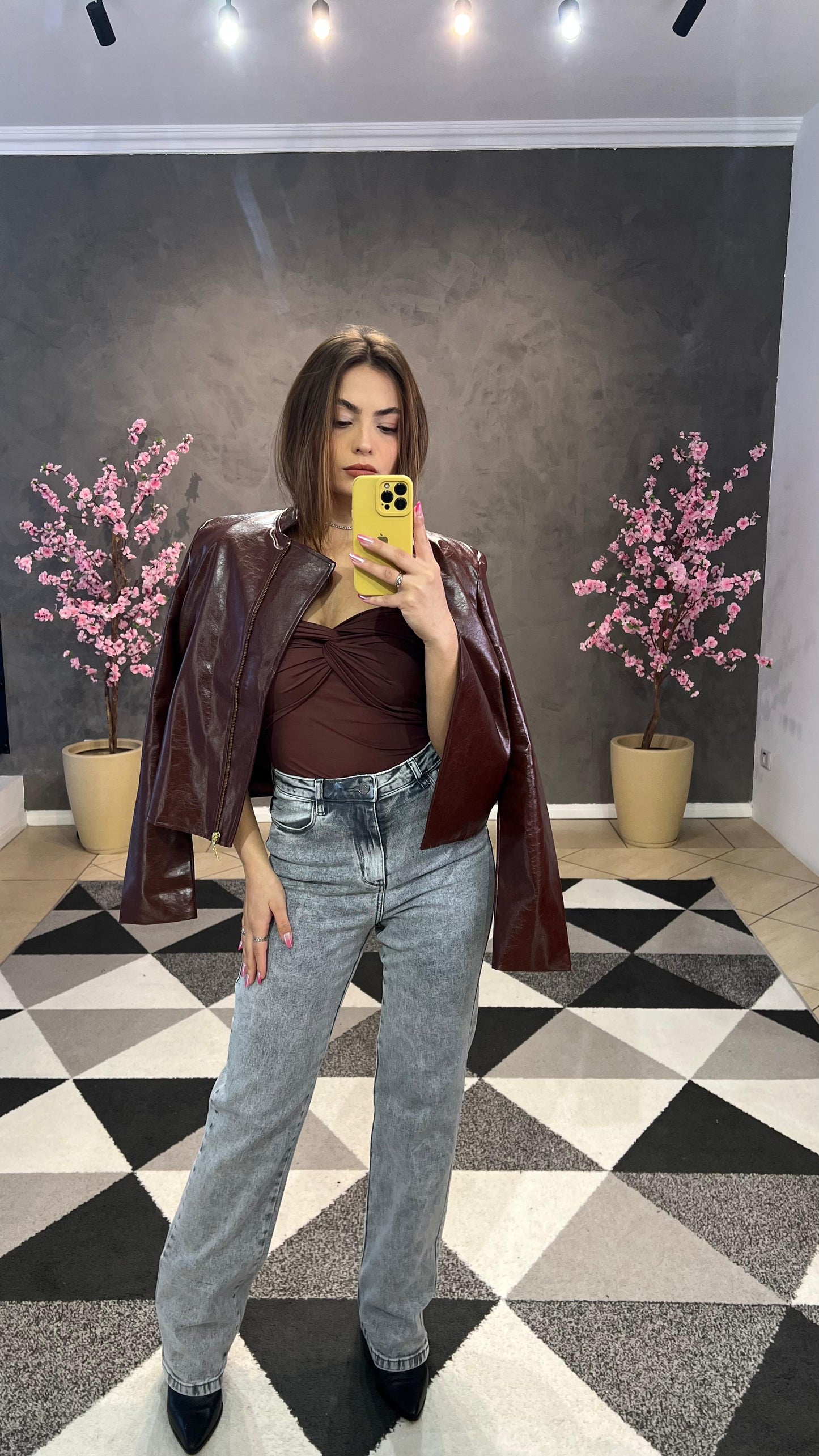 Jaqueta Nicole Manie