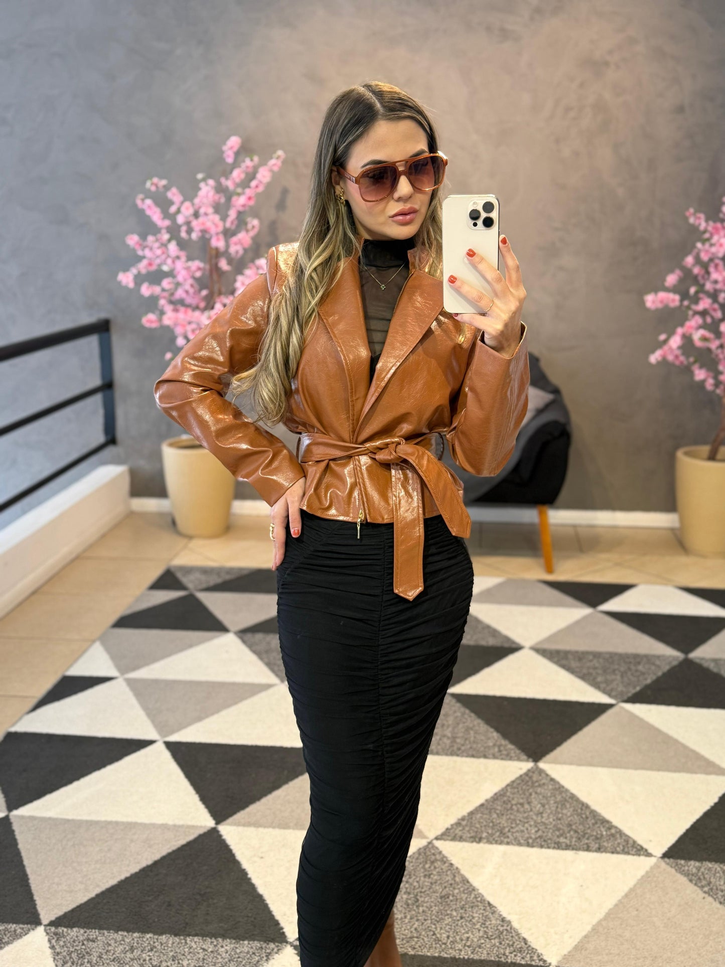 Jaqueta Nicole Manie