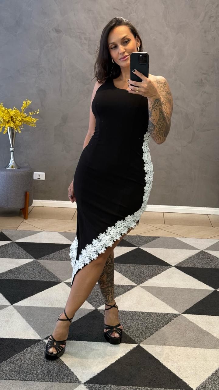 Vestido Janaina Assimétrico