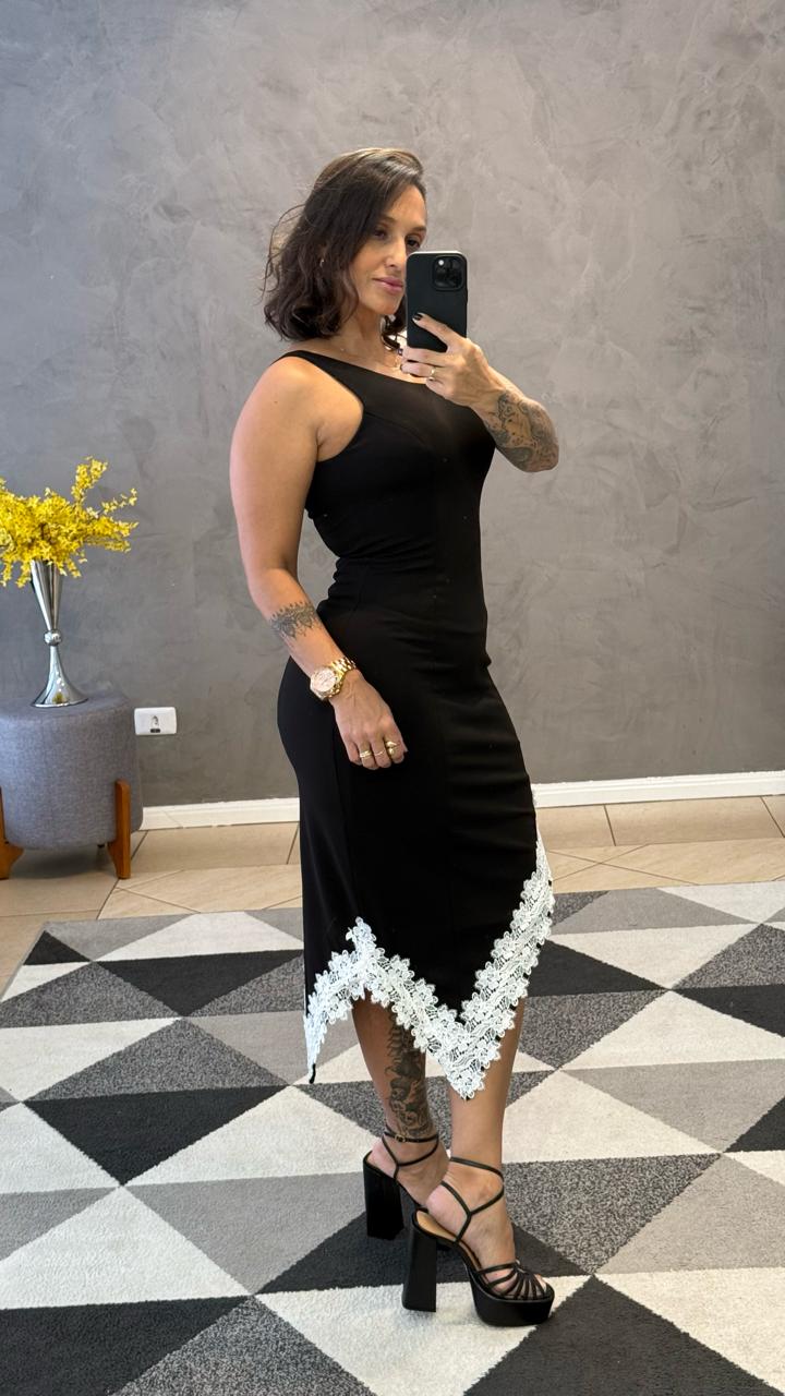 Vestido Janaina Assimétrico