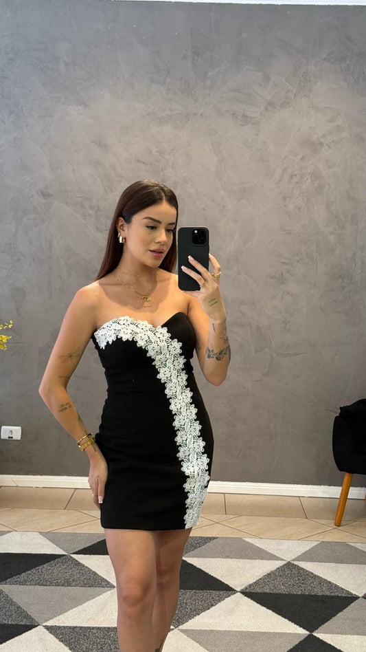 Vestido Tomara Que Caia Renda