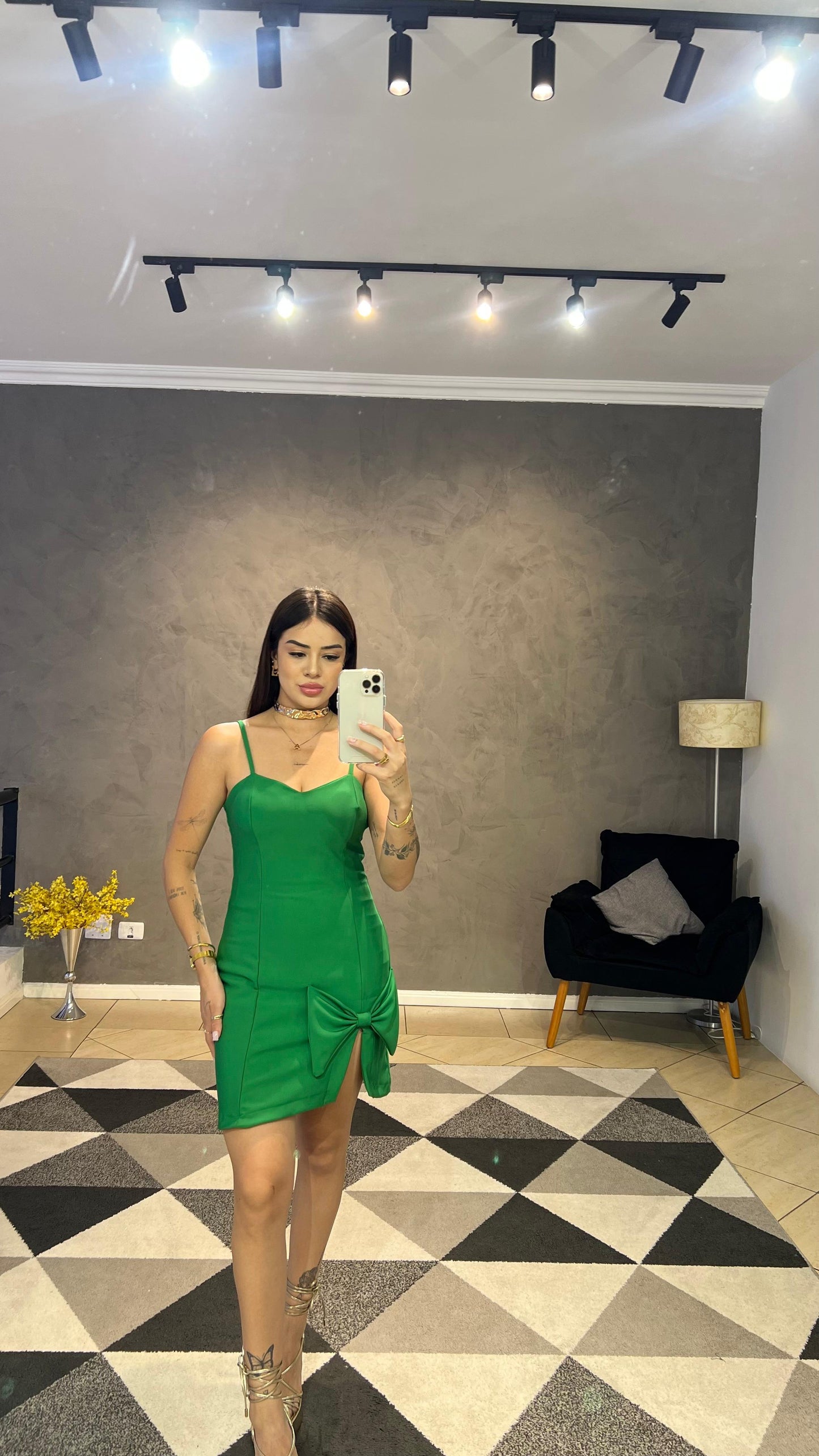 Vestido Tubinho Festa Laço