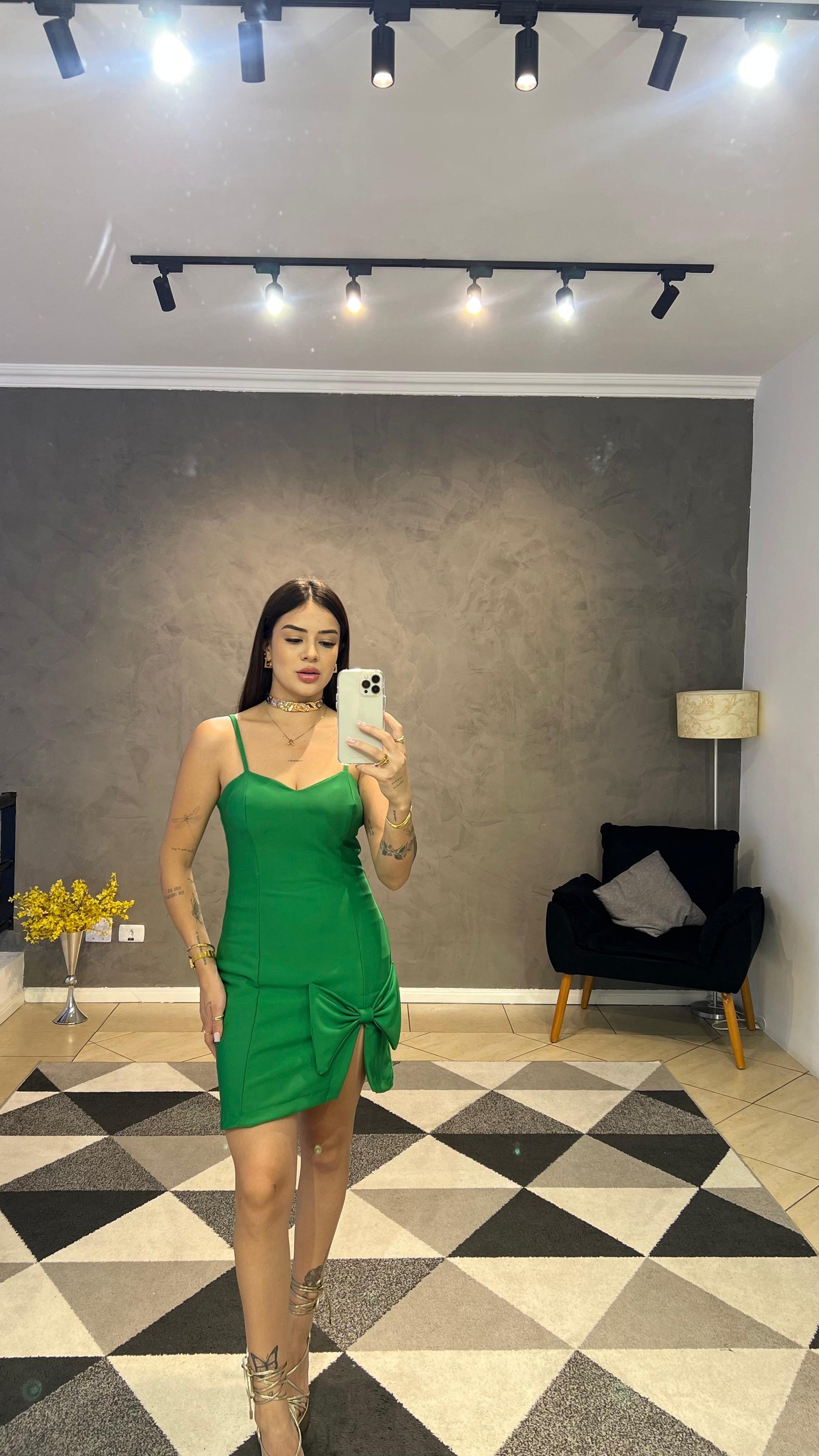 Vestido Tubinho Festa Laço