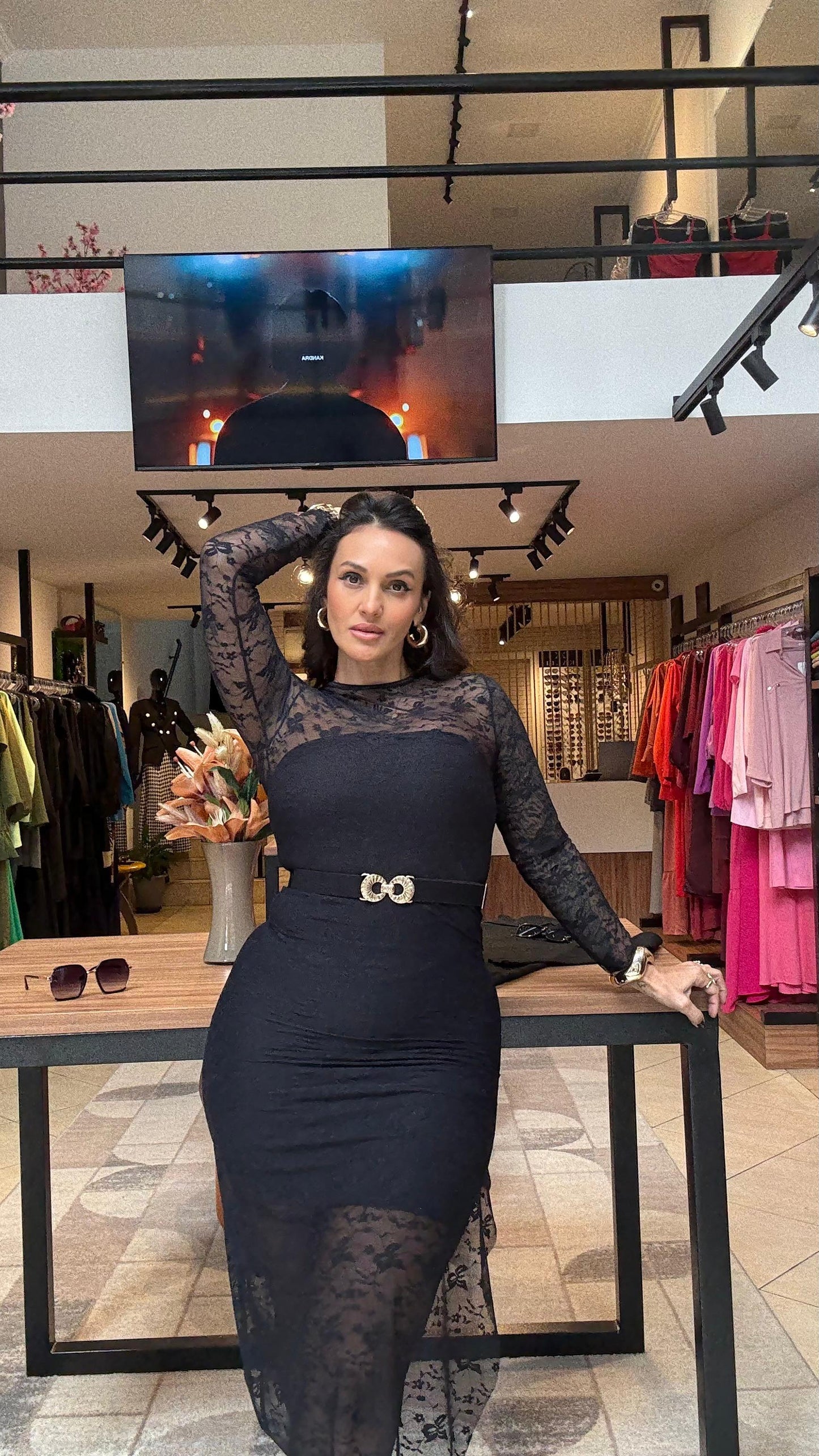 Vestido Edi Tule Renda