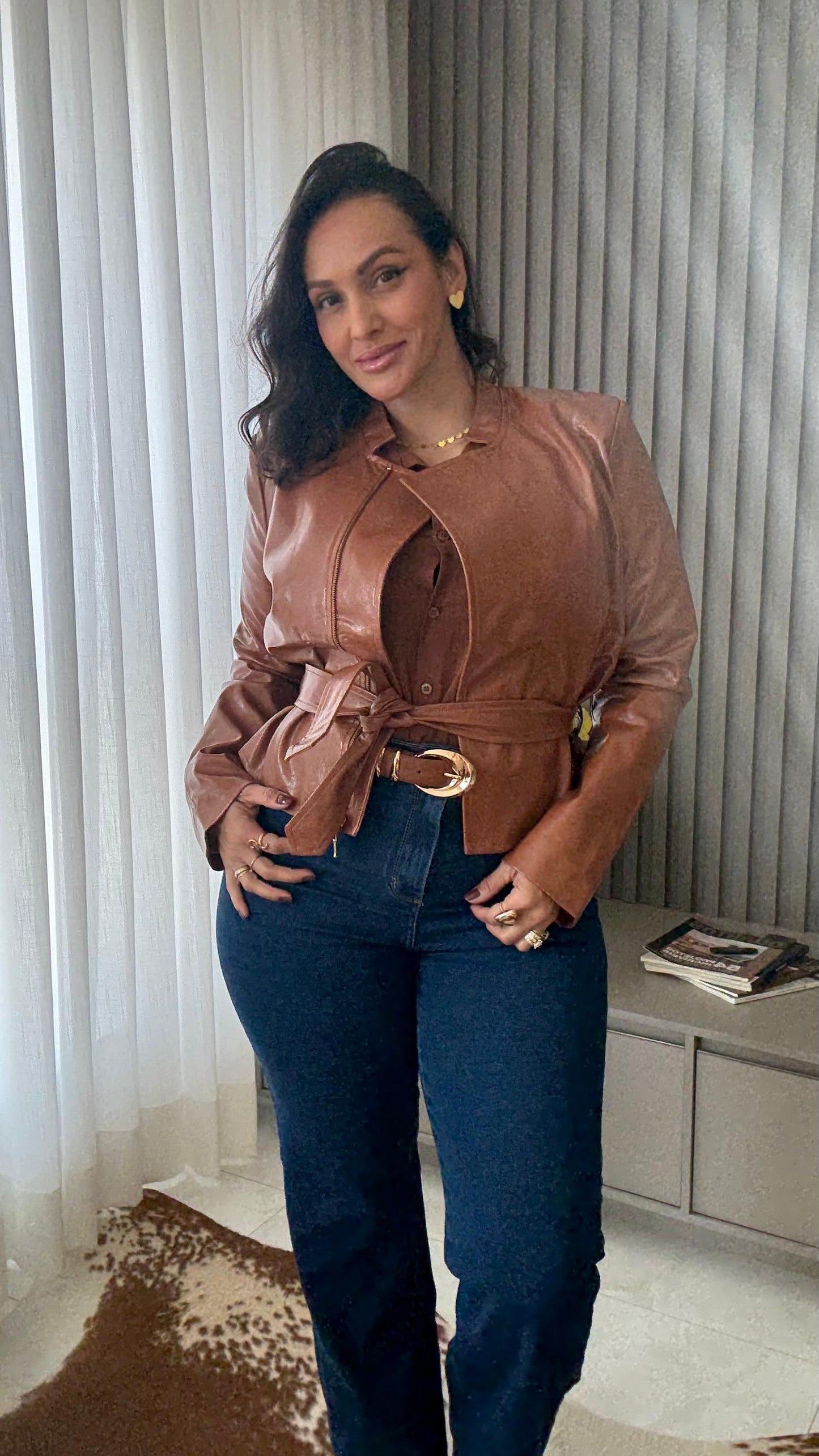 Jaqueta Nicole Manie