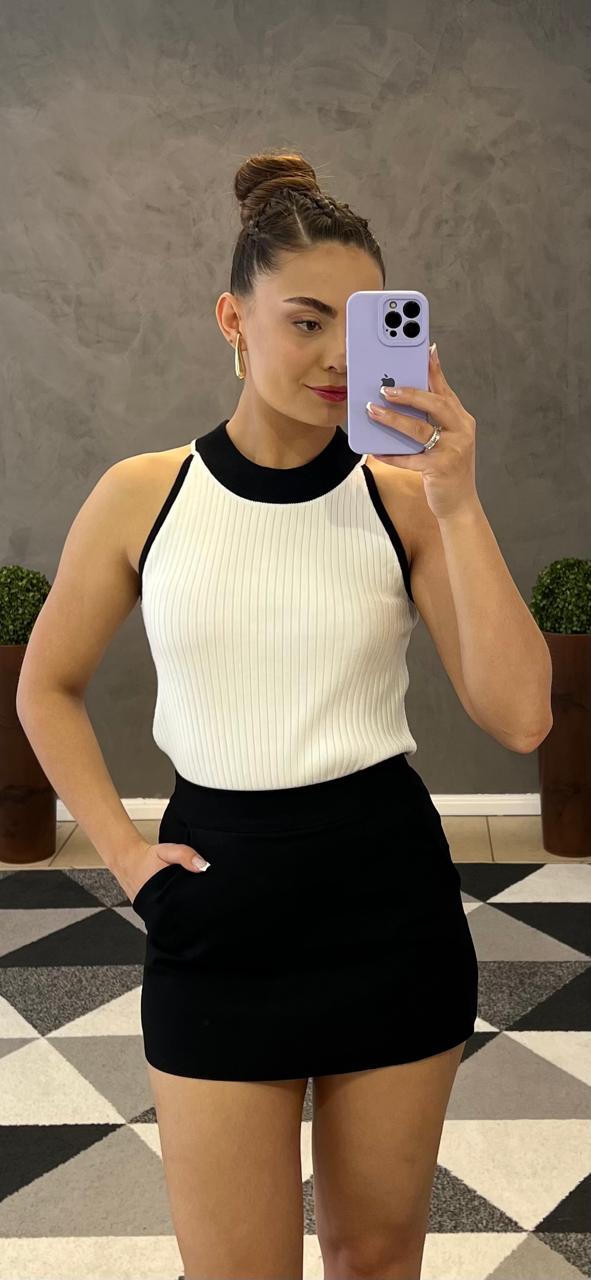 Shorts Saia de Alta Compressão