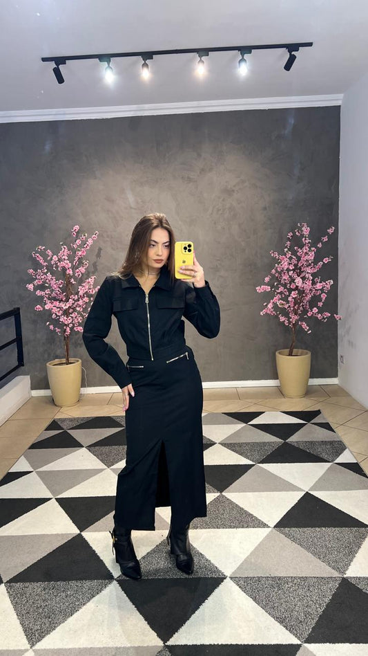 Conjunto Saia e Jaqueta