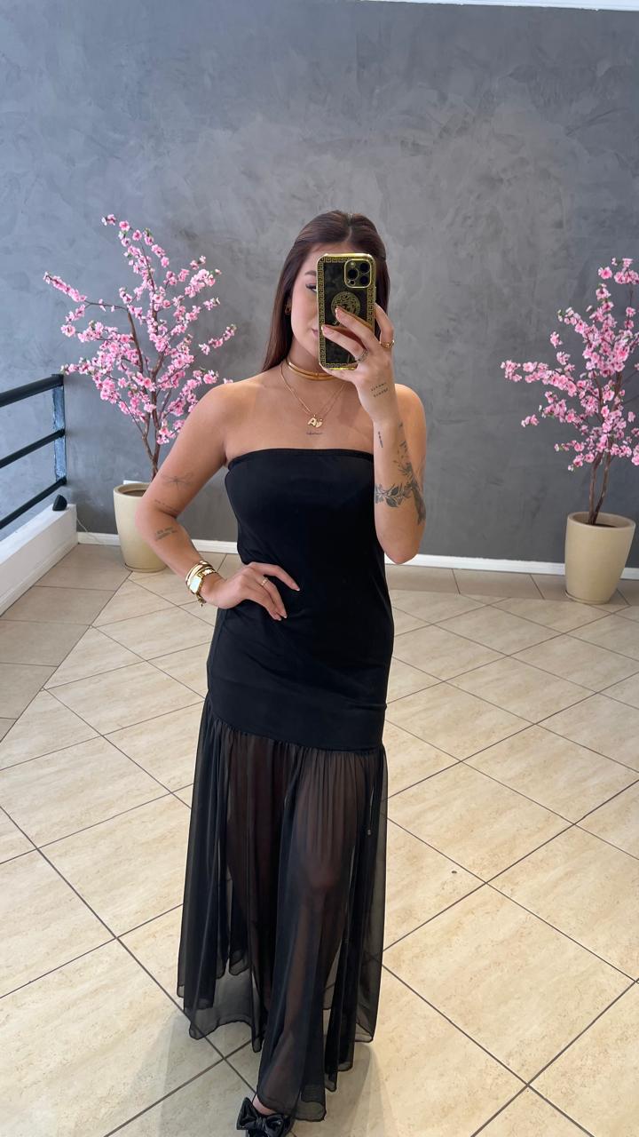 Vestido Animal Print tomara que caia