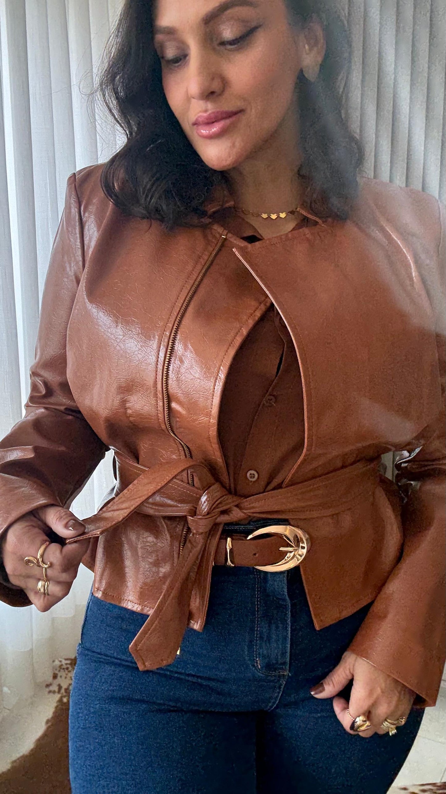 Jaqueta Nicole Manie