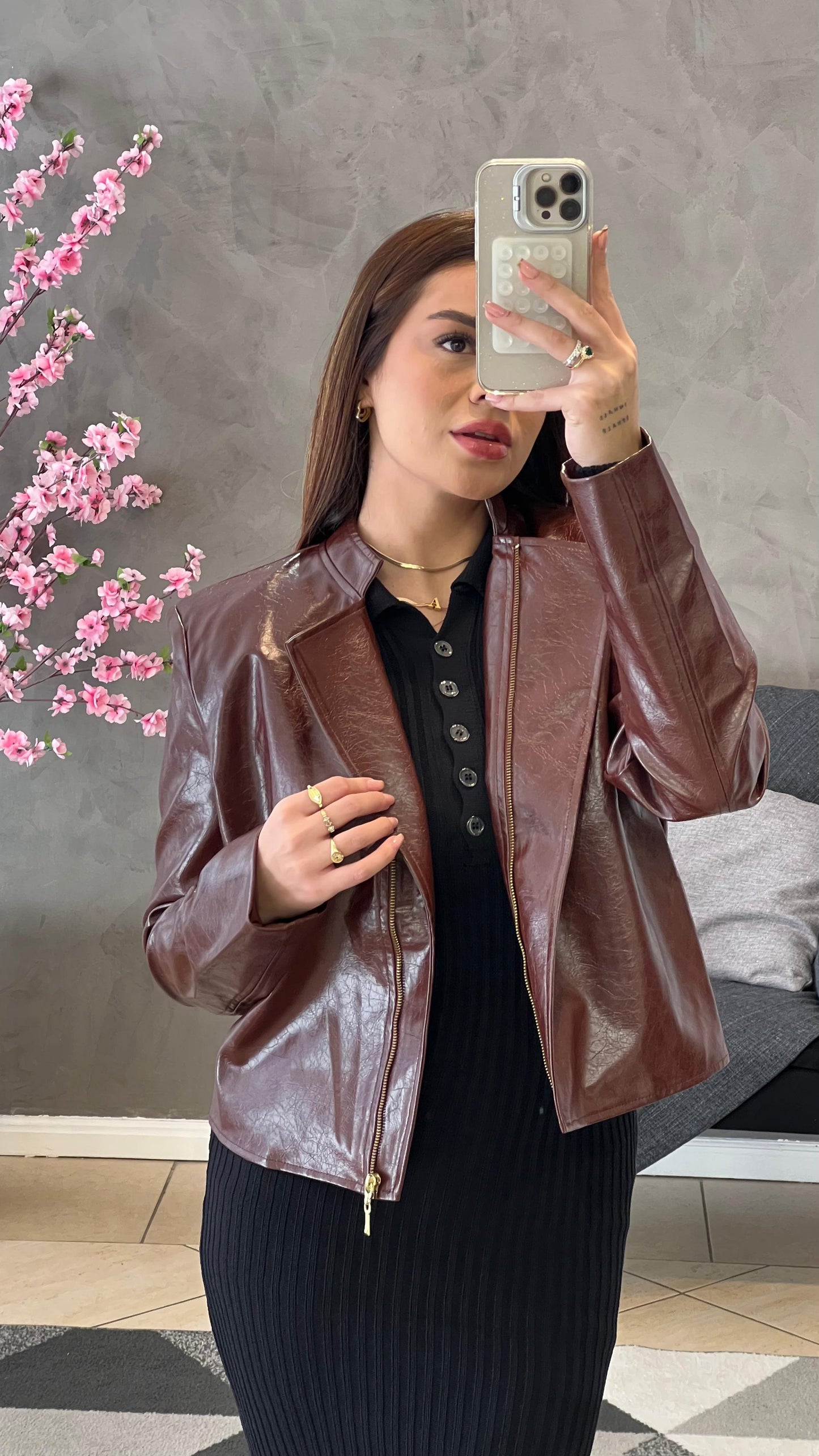 Jaqueta Nicole Manie