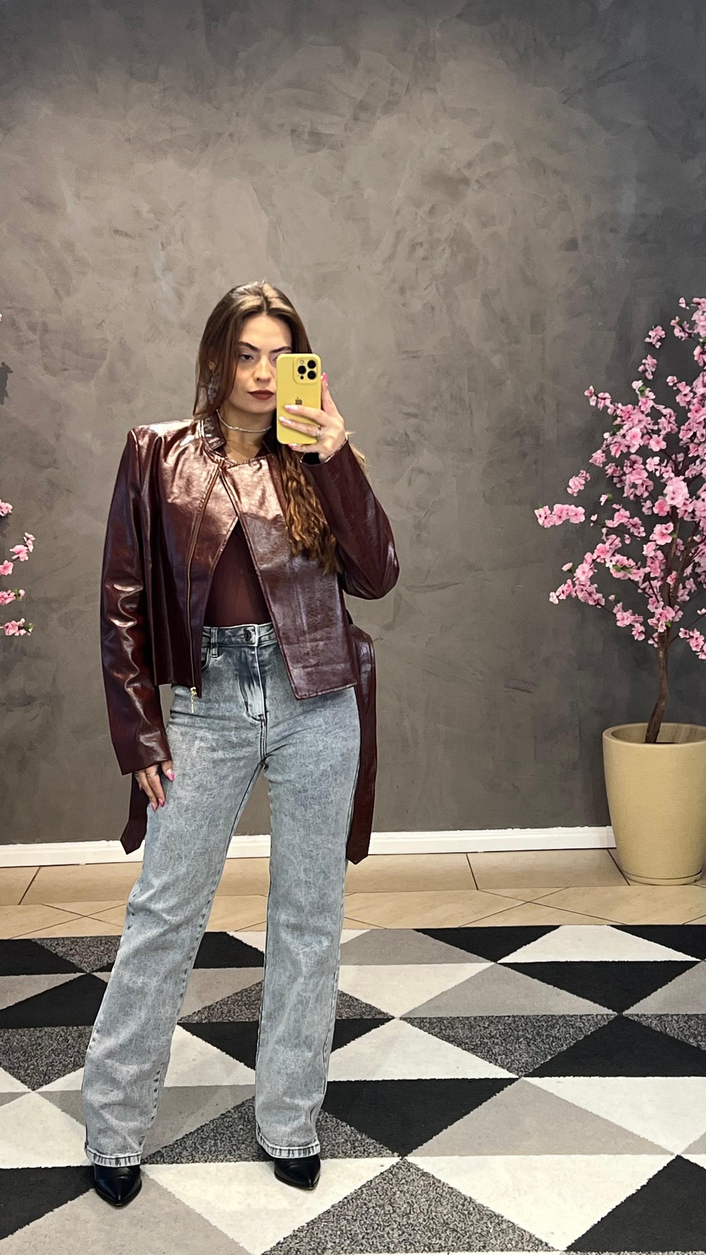 Jaqueta Nicole Manie